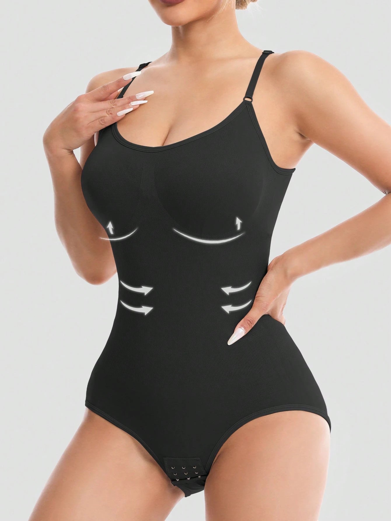 HONEY® Women's Corset Body Shaping Belly And Waist Shaping Corset Chest Support Hip Lifting Triangle Jumpsuit