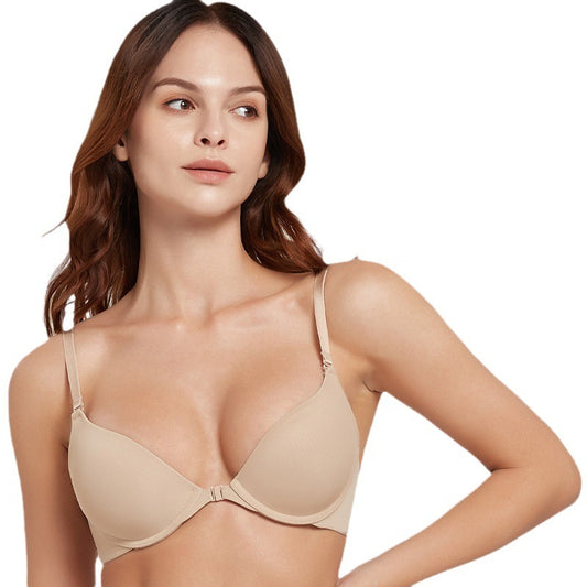 HONEY® Women's Froant Button Push Up And Anti-sagging Chest Bra