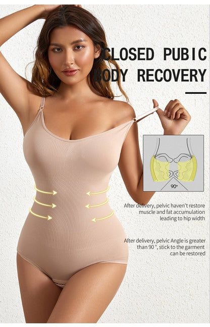 HONEY® Women's Corset Body Shaping Belly And Waist Shaping Corset Chest Support Hip Lifting Triangle Jumpsuit